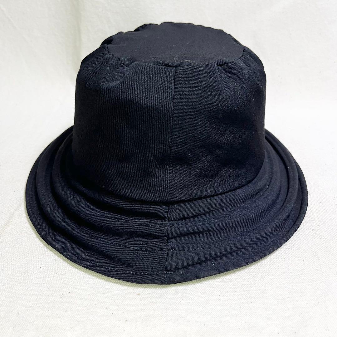 yohji yamamoto POUR HOMME黒 ツバワイヤー入り ハット
