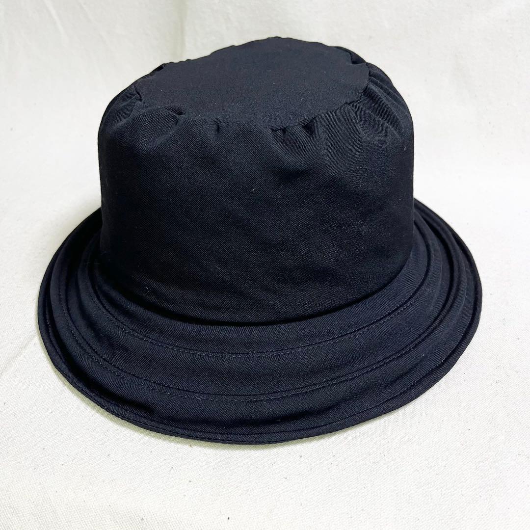 yohji yamamoto POUR HOMME黒 ツバワイヤー入り ハット