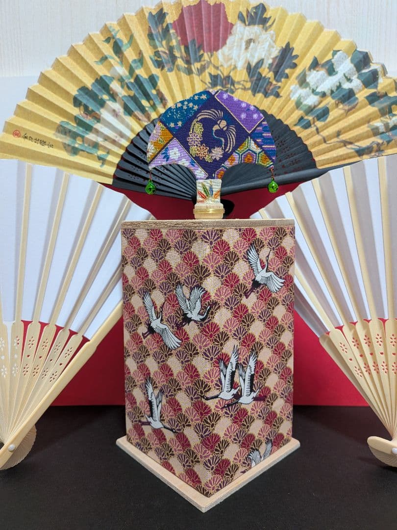 「鶴の恩返し！」比叡山延暦寺扇子付！投扇興セット。