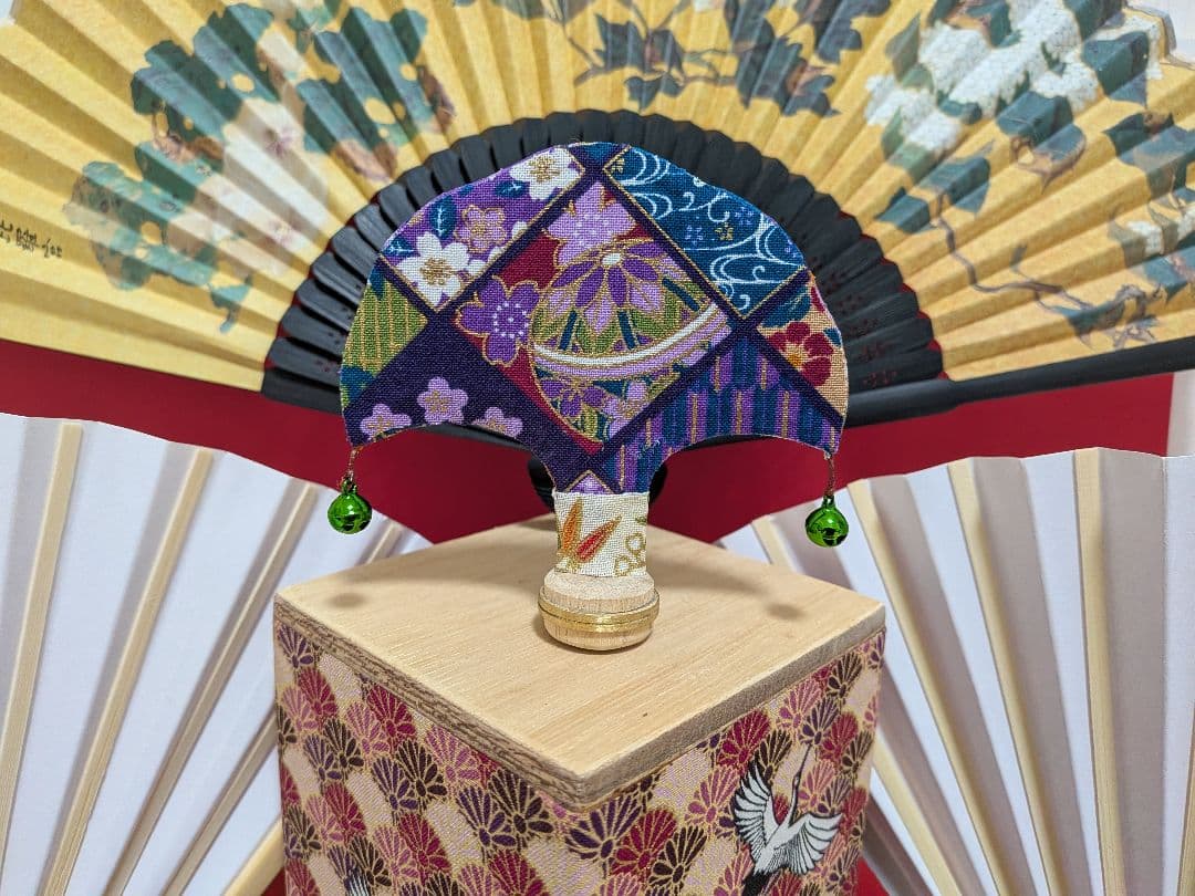 「鶴の恩返し！」比叡山延暦寺扇子付！投扇興セット。