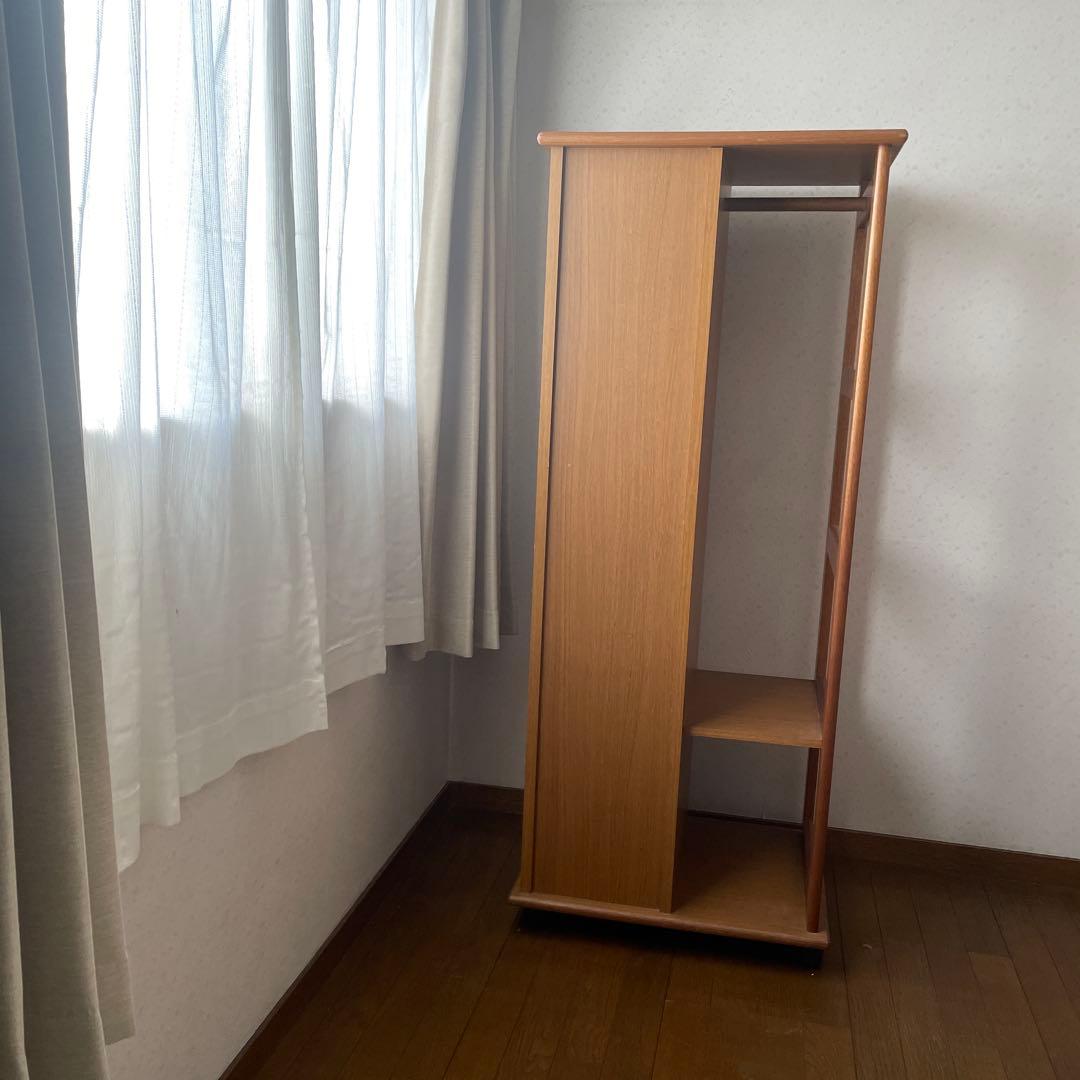 ナチュラルウッド ハンガーラック
