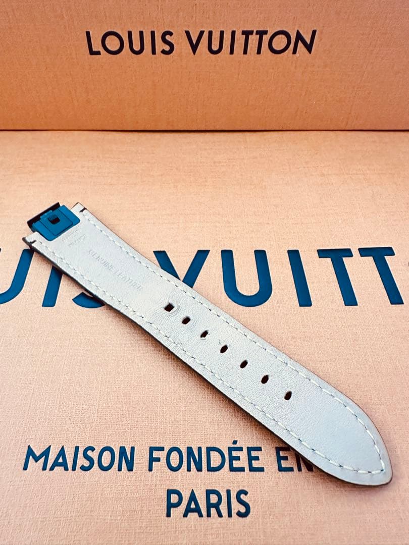 [美品]ルイヴィトン タンブール モノグラム ブラウン レザーベルト (L)