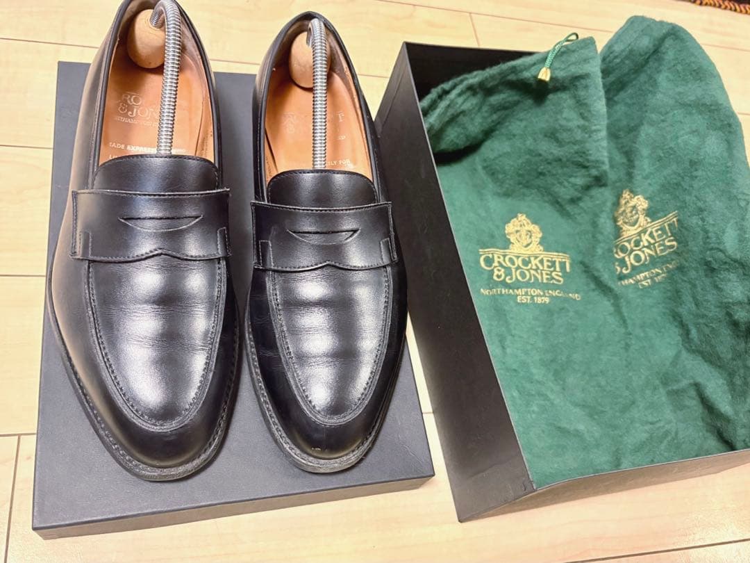 Crockett&Jones クロケット＆ジョーンズ ペニーローファー 6.5E