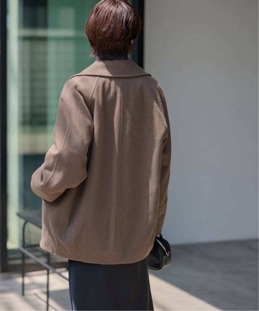 ジャーナルスタンダードレリューム 尾州ウールスーパー100モッサPコート　38