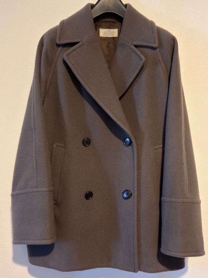 ジャーナルスタンダードレリューム 尾州ウールスーパー100モッサPコート　38