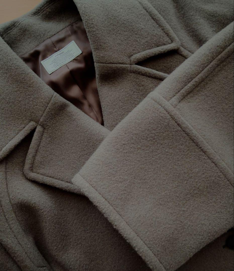 ジャーナルスタンダードレリューム 尾州ウールスーパー100モッサPコート　38