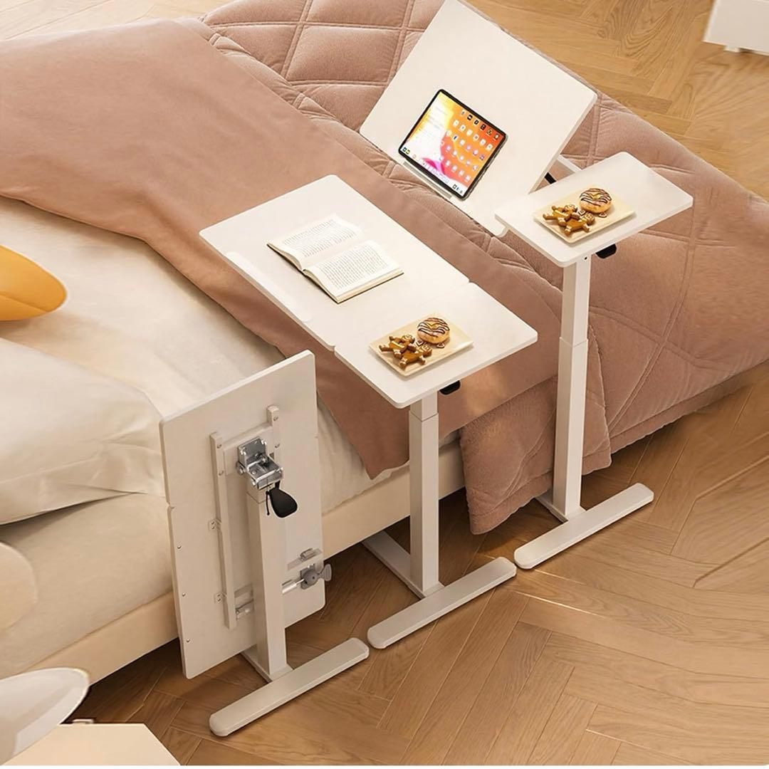 調整可能なサイドテーブル ホワイト