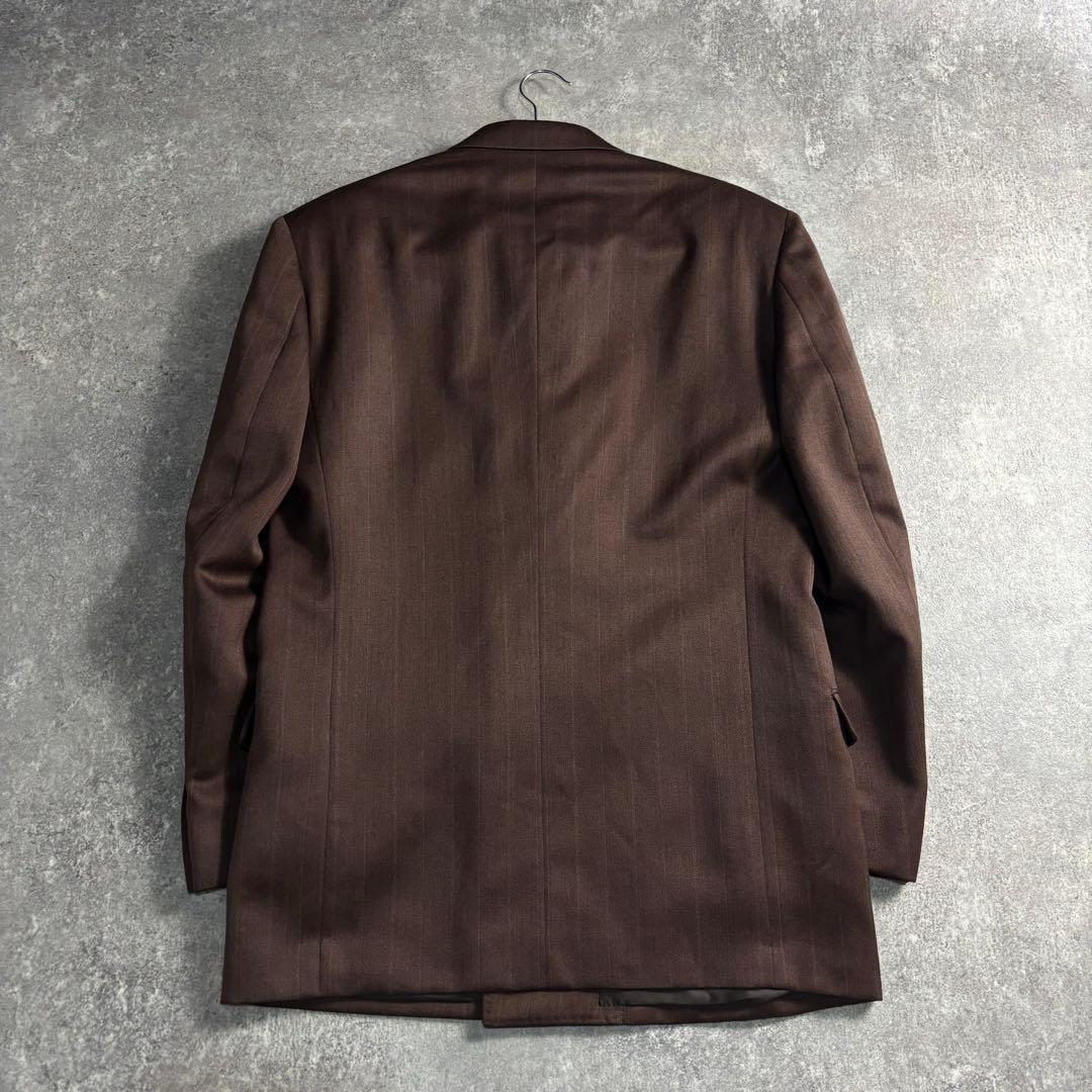 【vintage】セットアップ ダブルスーツ クラシックブラウン 極上ウール