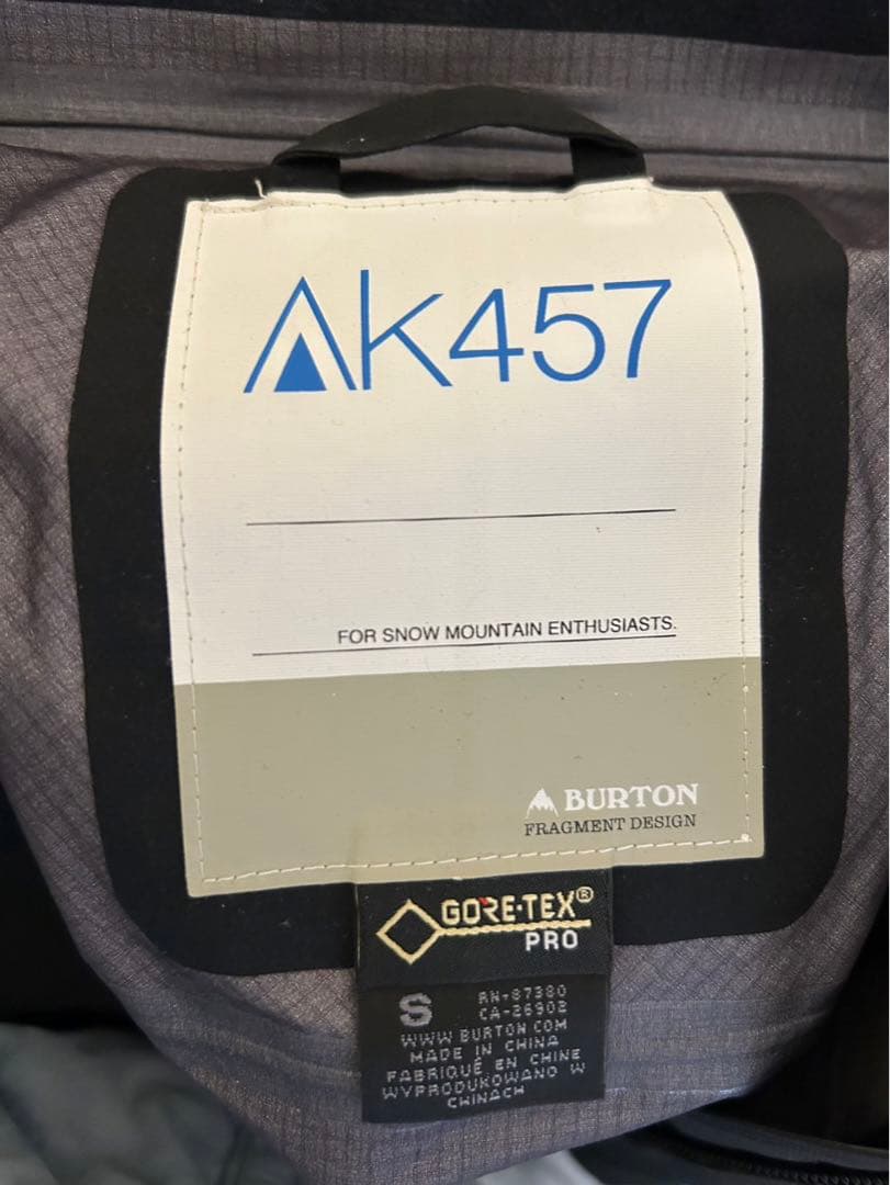 専用BURTON AK457 LW JKT サイズS