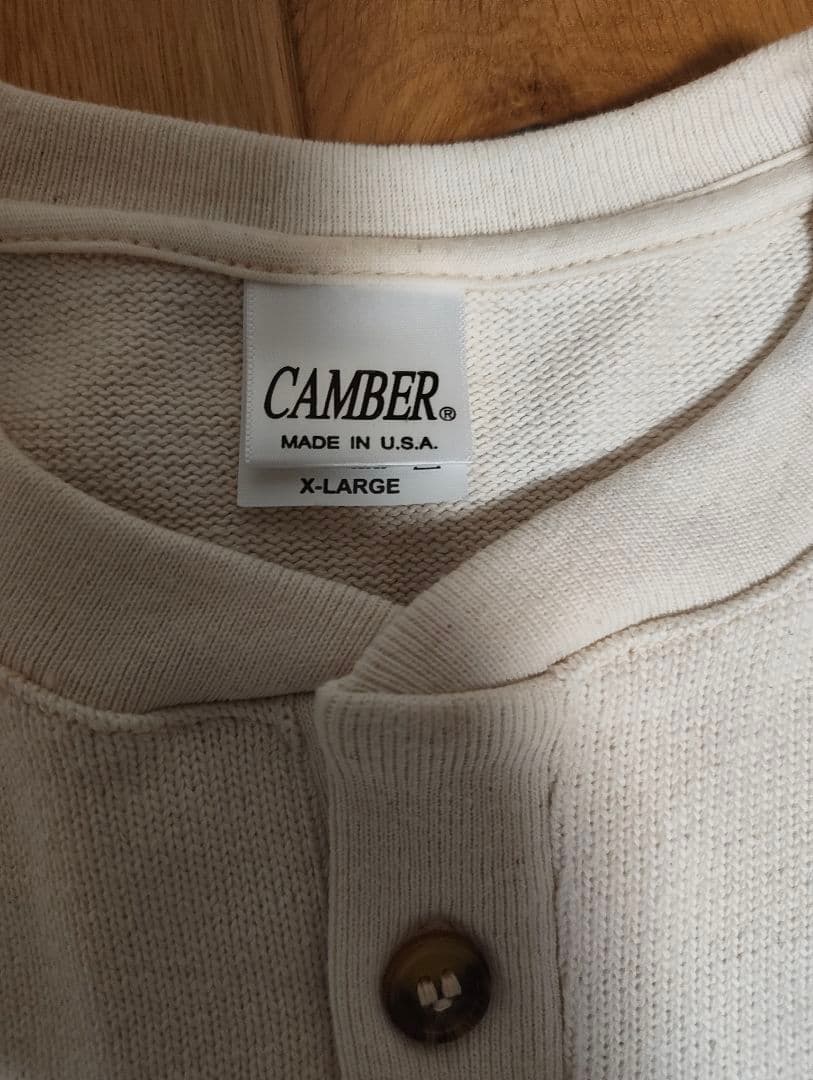 CAMBER ヘンリーネック XL 　MADE IN USA　キャンバー