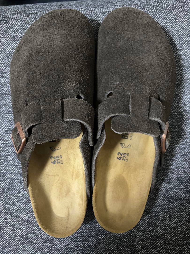 ビルケンシュトック サンダル ボストン BS モカ スエード 42