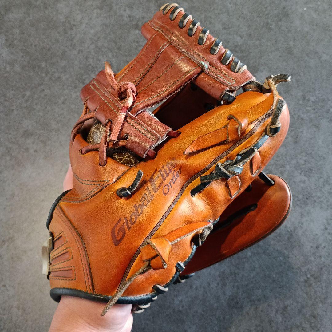 Mizuno Global Elite 軟式グローブ ブラウン　大人用