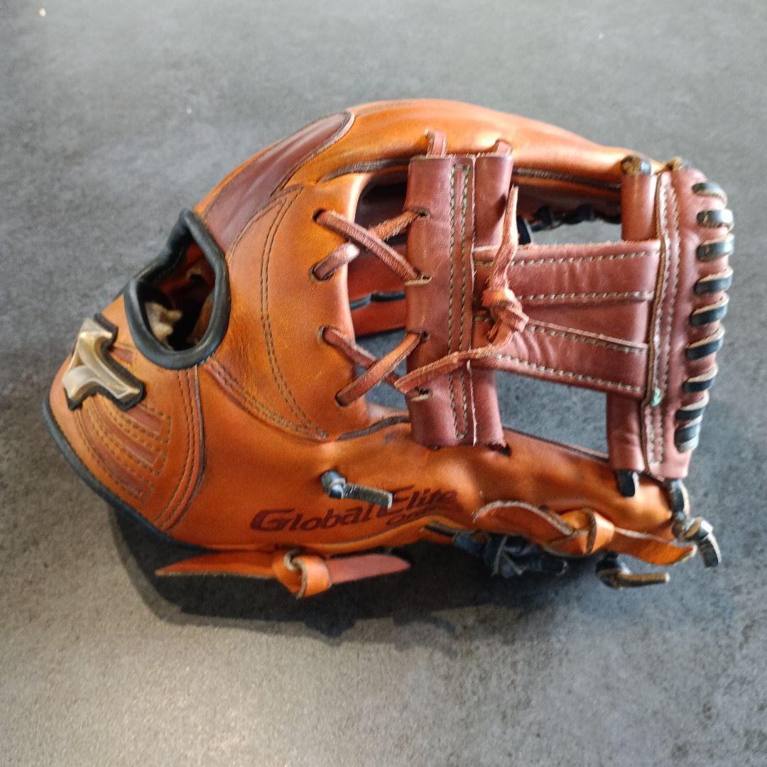 Mizuno Global Elite 軟式グローブ ブラウン　大人用