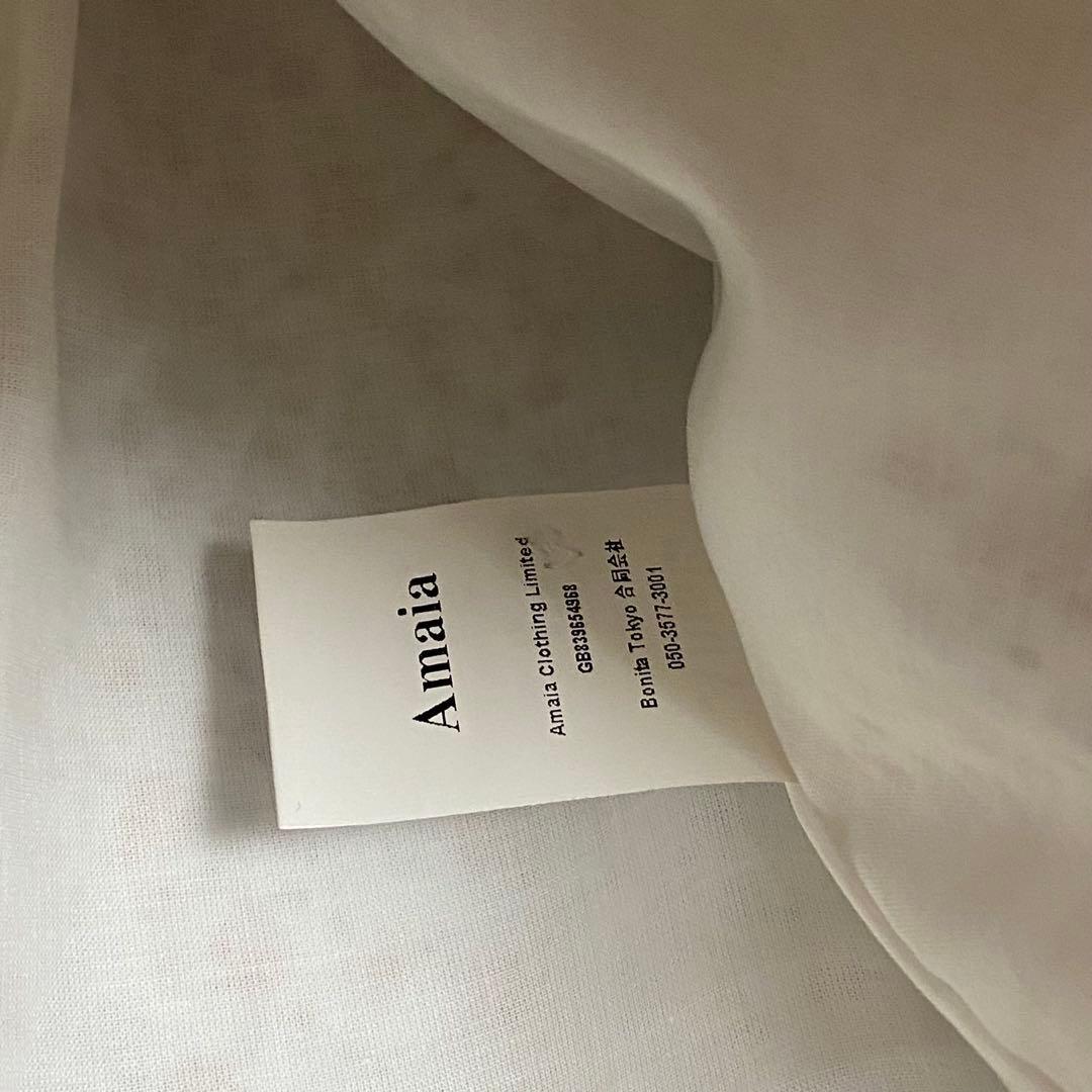 未使用品　アマイアキッズ　スモックワンピース　3y