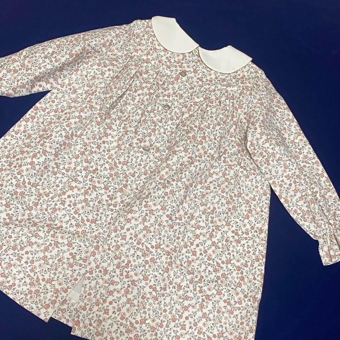 未使用品　アマイアキッズ　スモックワンピース　3y