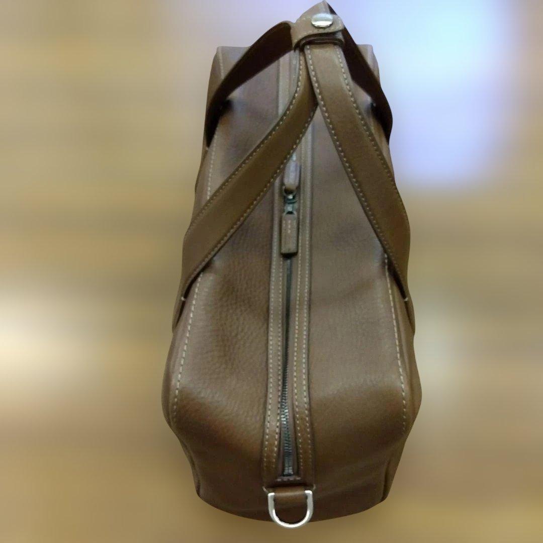 【定価143,000円】土屋鞄　トーンオイルヌメ ボストン　ミディアムブラウン①