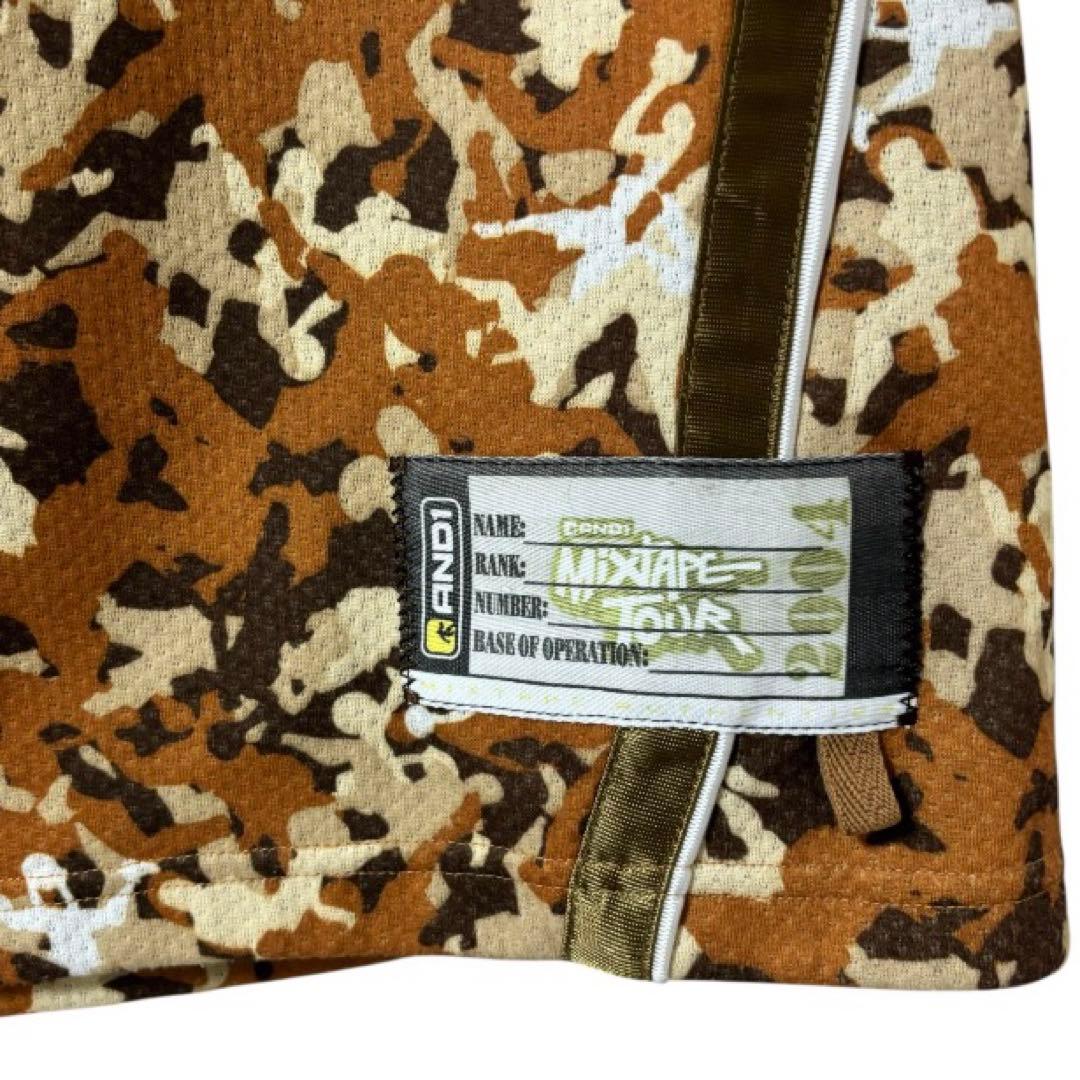 AND1 MIXTAPEソルジャーアーミー迷彩ユニフォームアンドワンホットソース