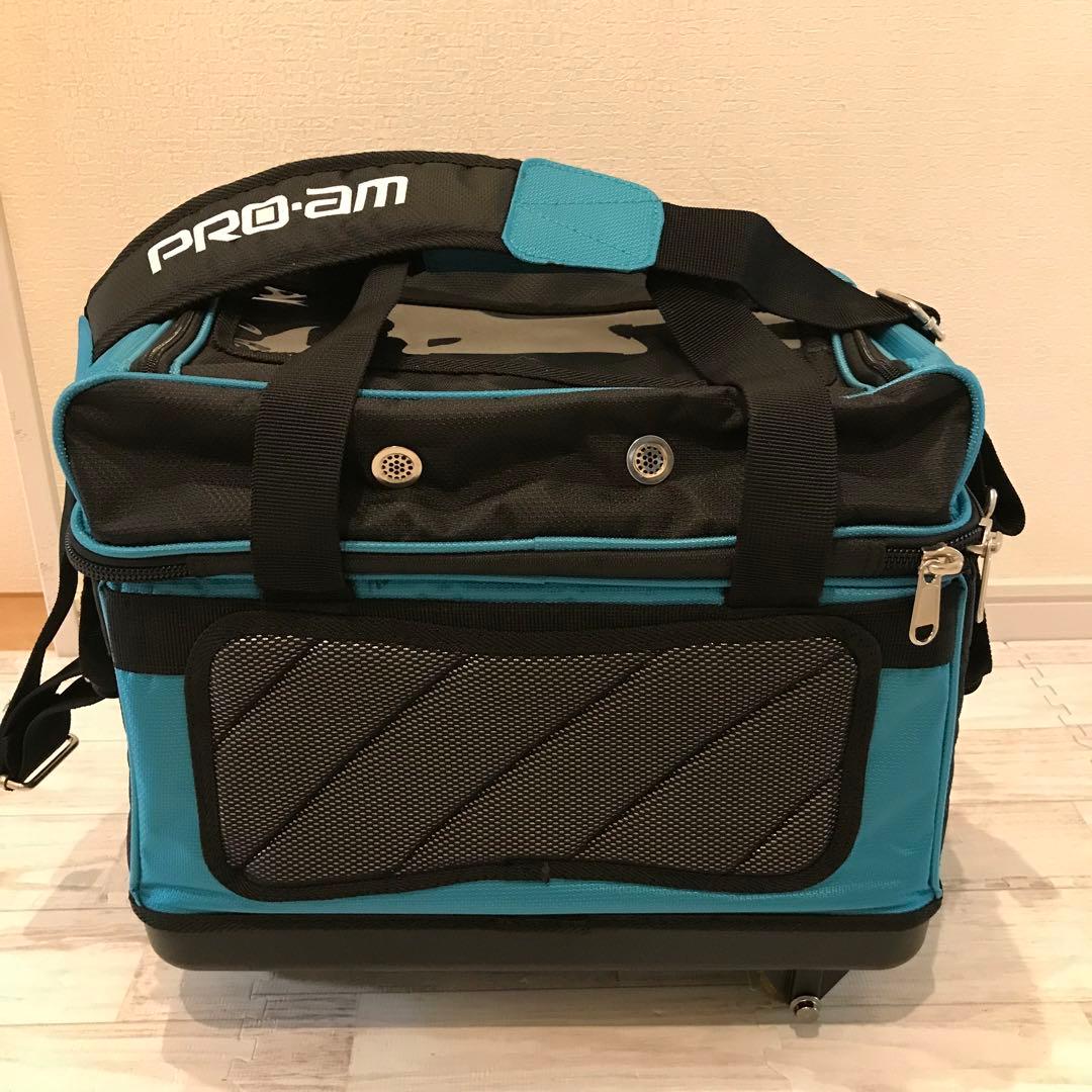 未使用品✨PRO-amキャスター付きボーリング2球用バッグ