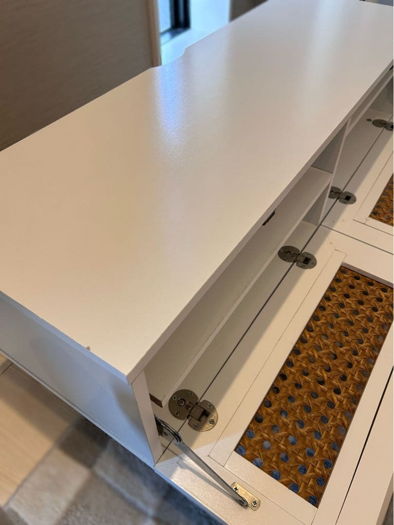 LOWYA ラタン調ローボード テレビ台[幅100]