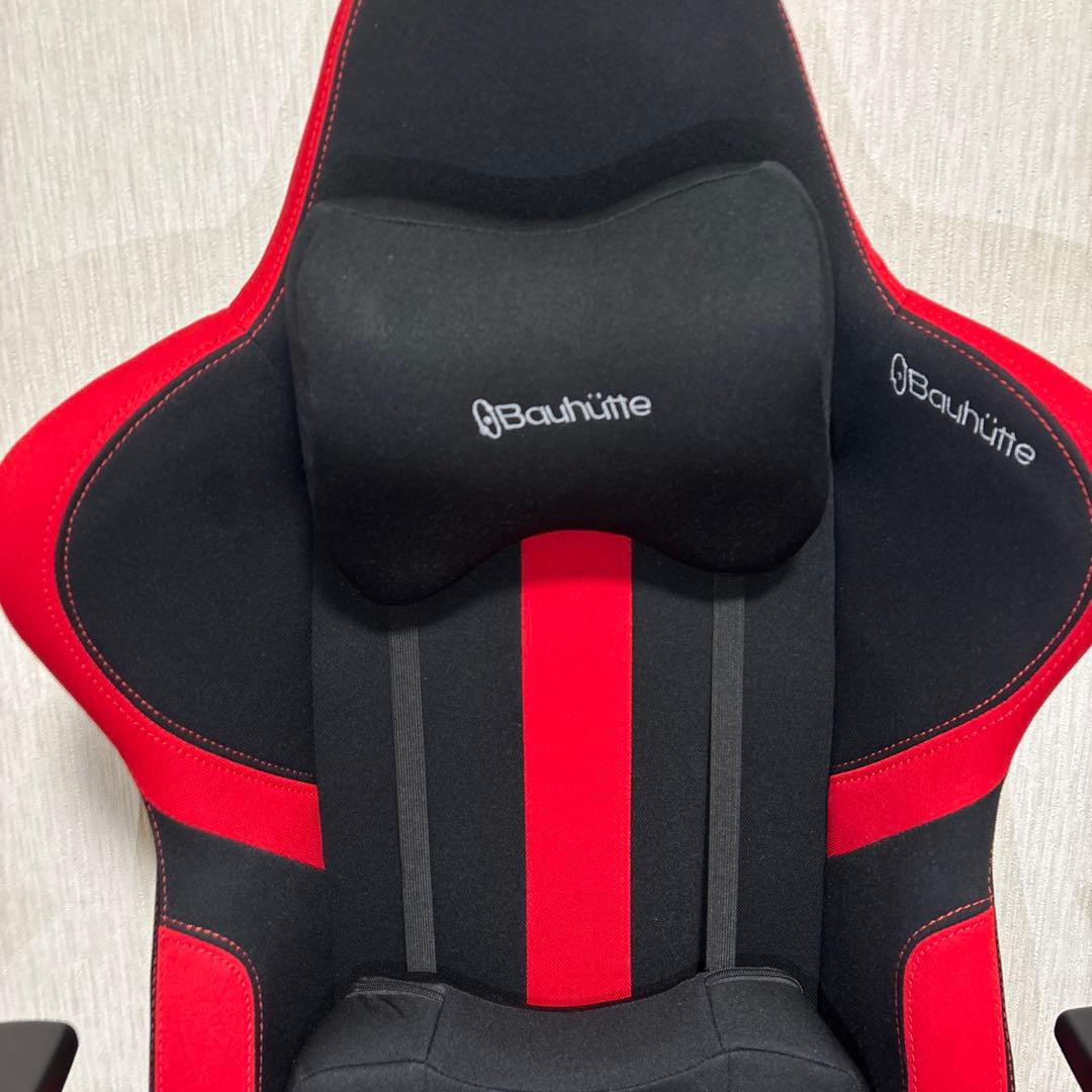 【美品】Bauhutte ゲーミング座椅子 LOC-950RR-RD