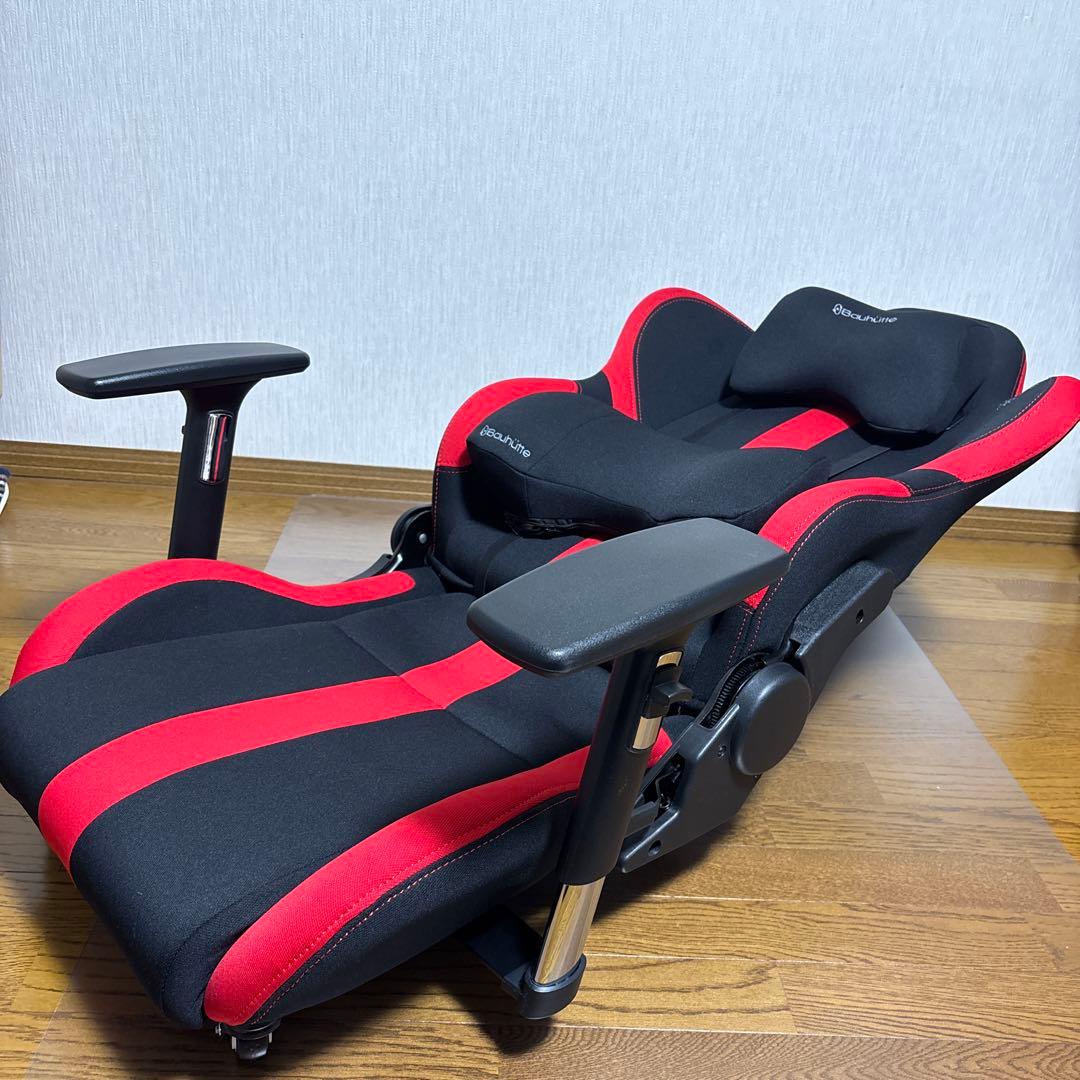 【美品】Bauhutte ゲーミング座椅子 LOC-950RR-RD