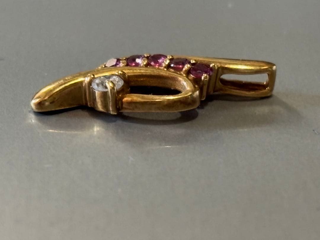 （153）【天然ダイヤ付】K18ペンダントヘッド