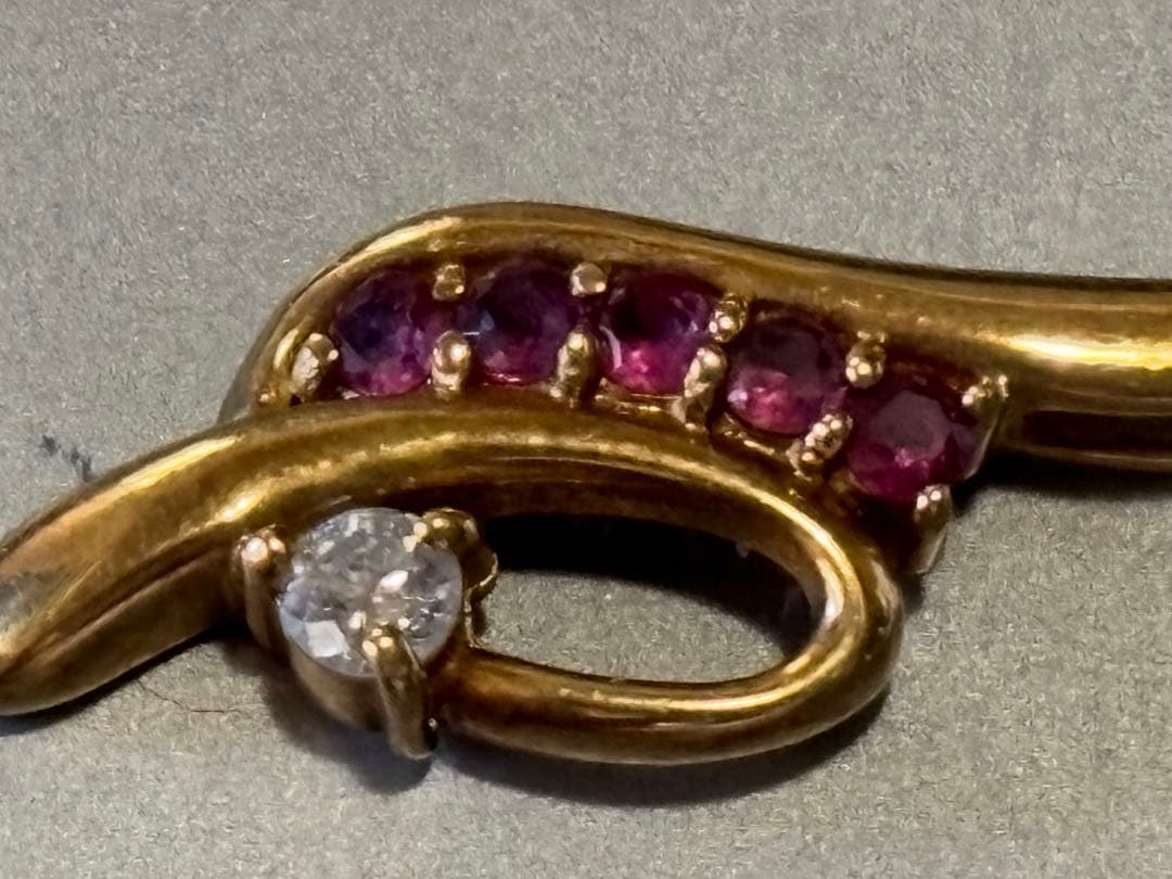 （153）【天然ダイヤ付】K18ペンダントヘッド