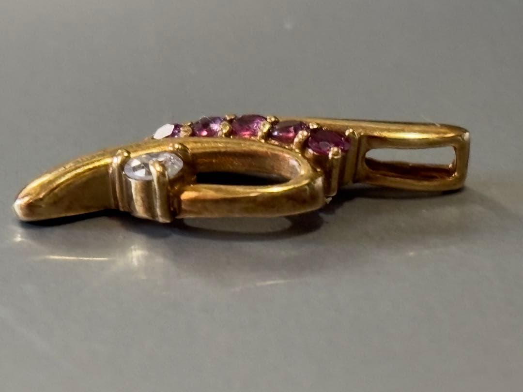 （153）【天然ダイヤ付】K18ペンダントヘッド