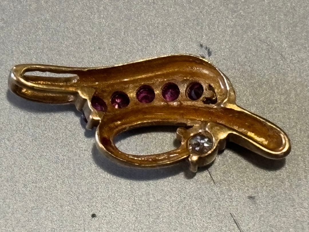 （153）【天然ダイヤ付】K18ペンダントヘッド