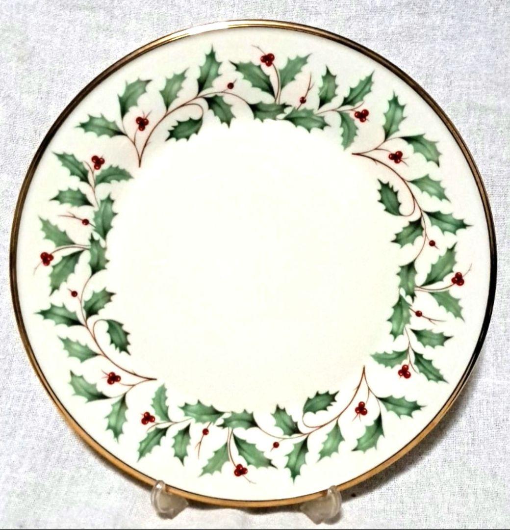 【未使用】レノックス　ホリデー　ディナープレート　Lenox 大皿　２枚29cm