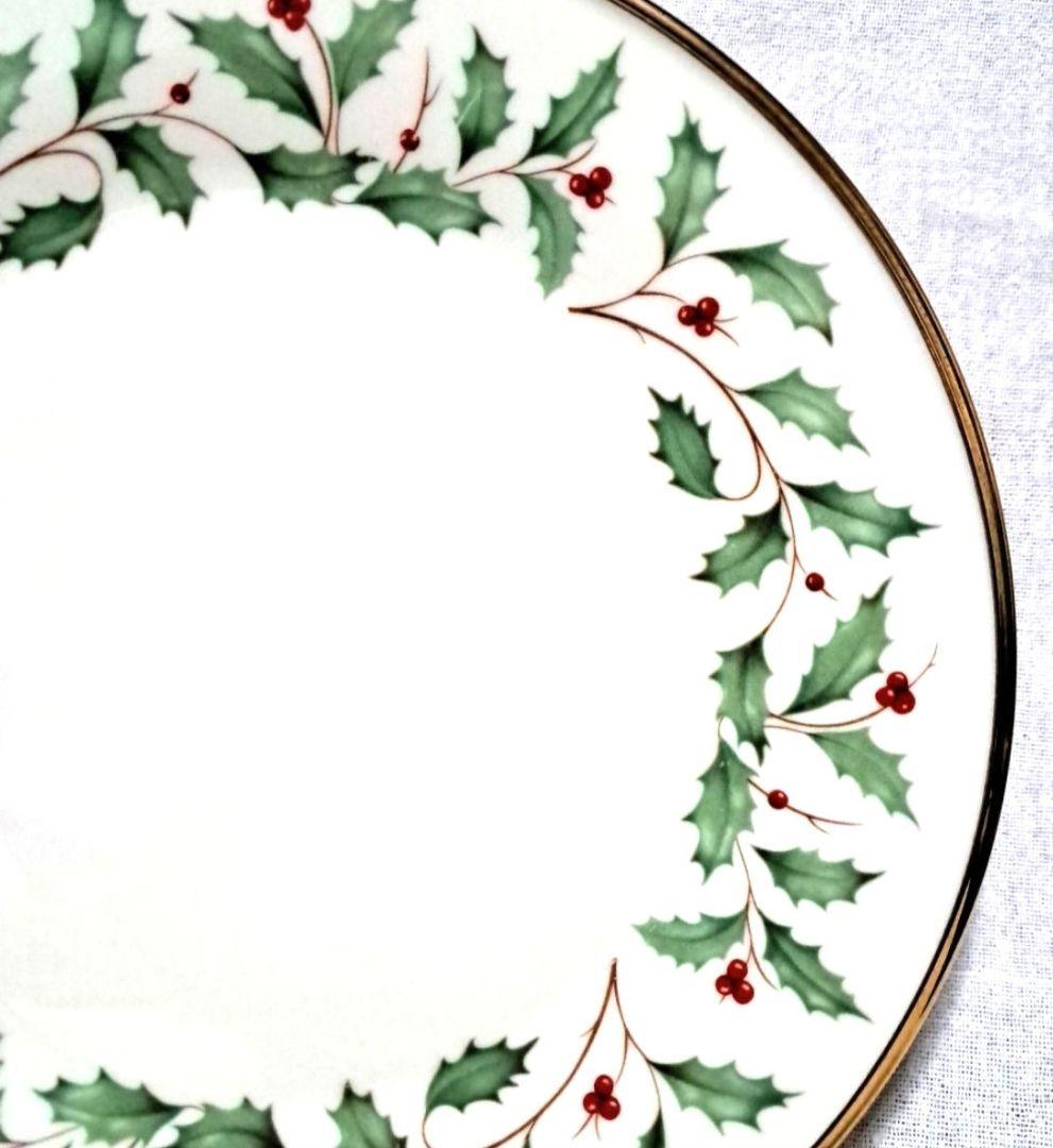 【未使用】レノックス　ホリデー　ディナープレート　Lenox 大皿　２枚29cm