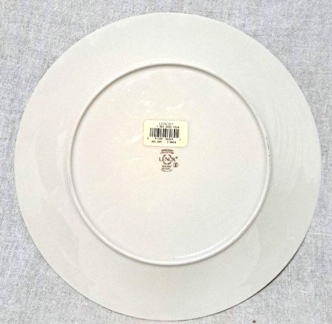 【未使用】レノックス　ホリデー　ディナープレート　Lenox 大皿　２枚29cm