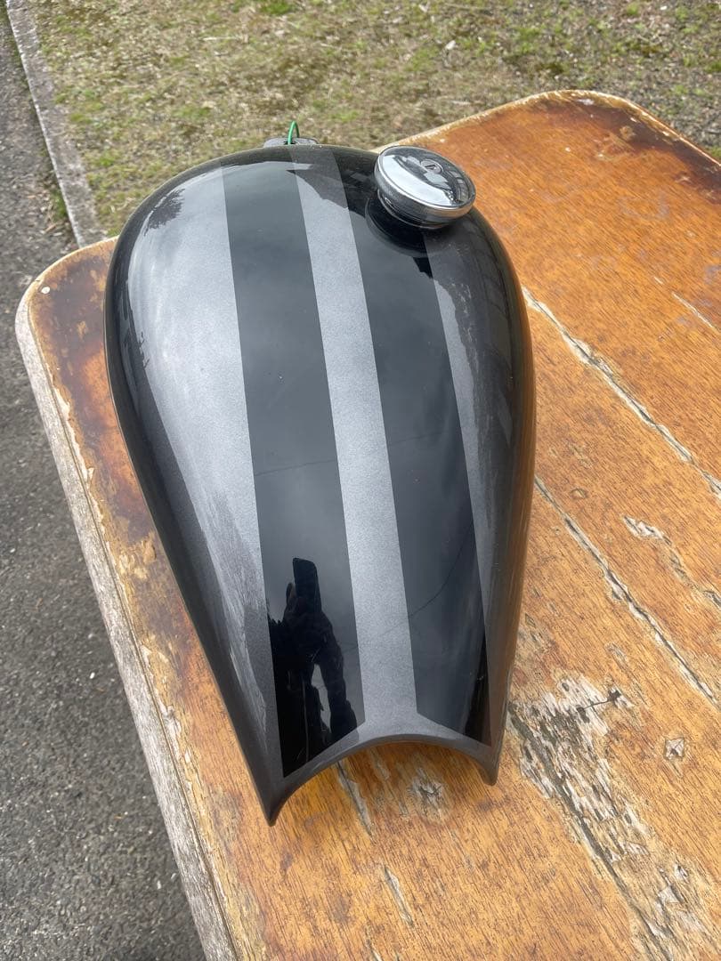 バイク用燃料タンク ブラック/グレー