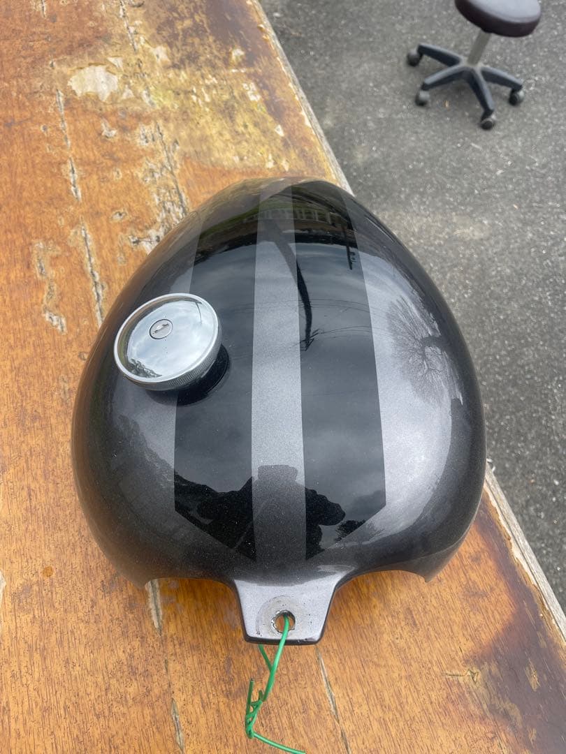 バイク用燃料タンク ブラック/グレー