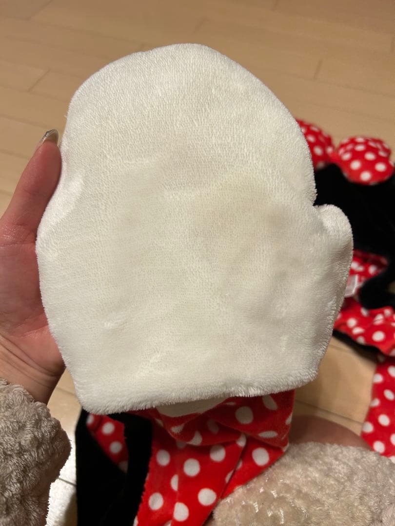 ディズニー　ミニーマフラー