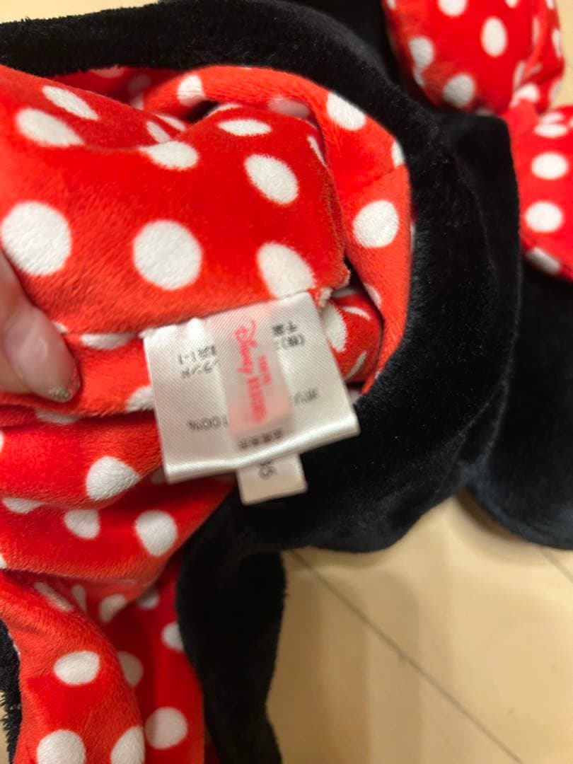 ディズニー　ミニーマフラー