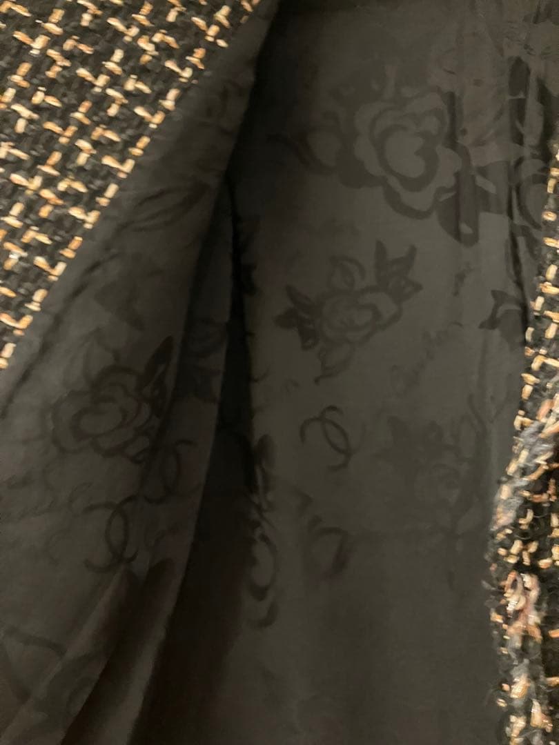 CHANEL　ツイード ダブルブレスト チェスターコート