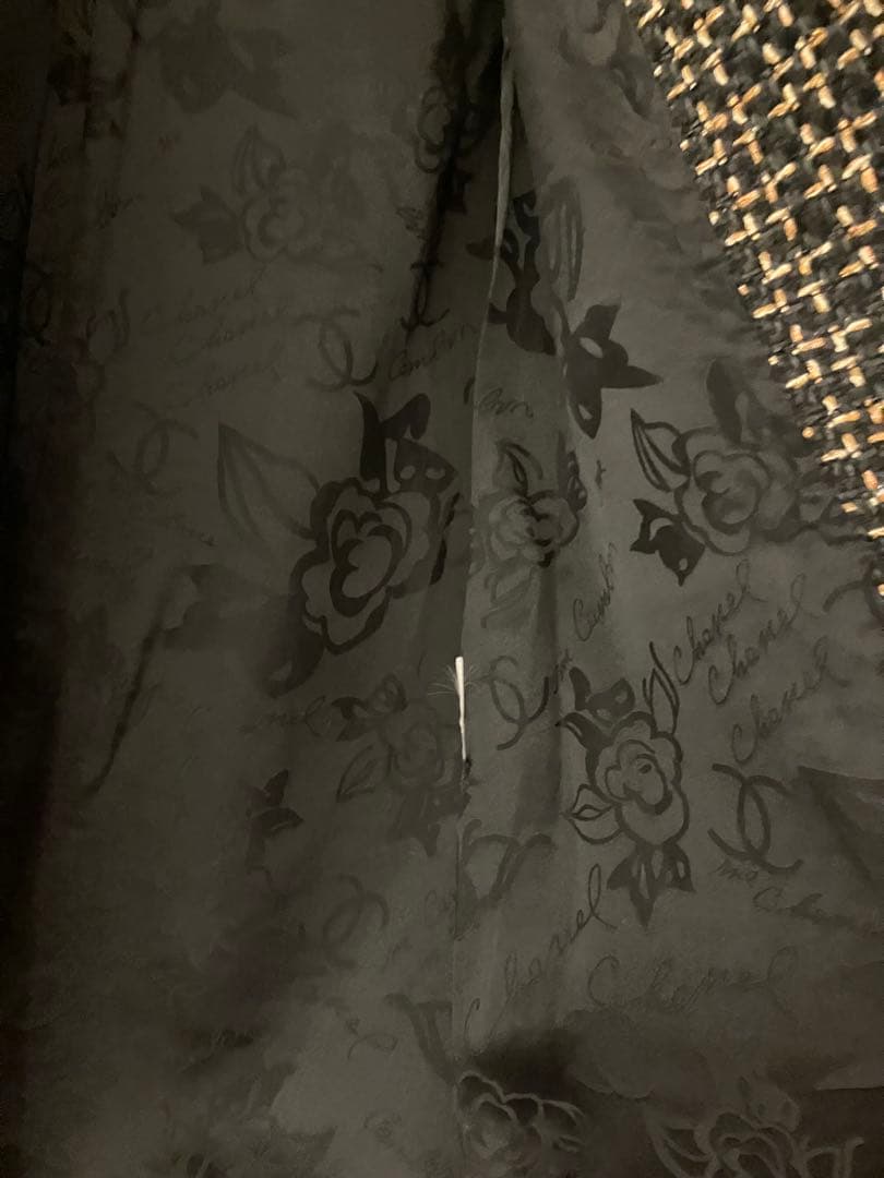 CHANEL　ツイード ダブルブレスト チェスターコート