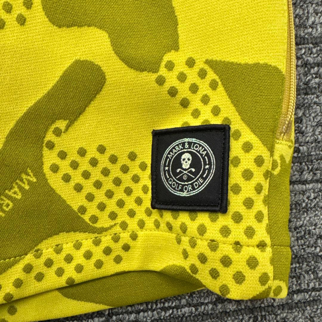 マークアンドロナ　ハーフパンツ　黄色