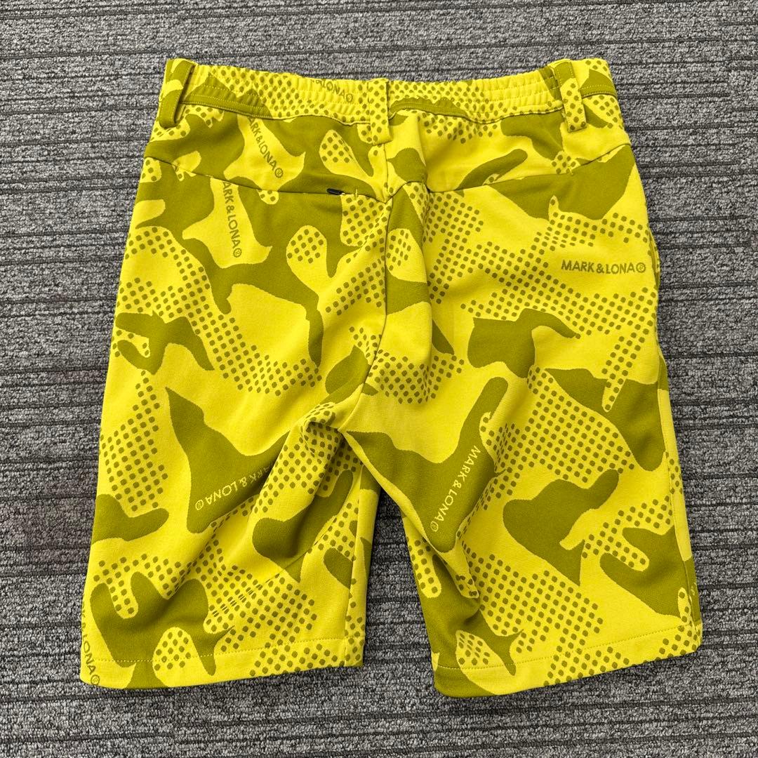 マークアンドロナ　ハーフパンツ　黄色