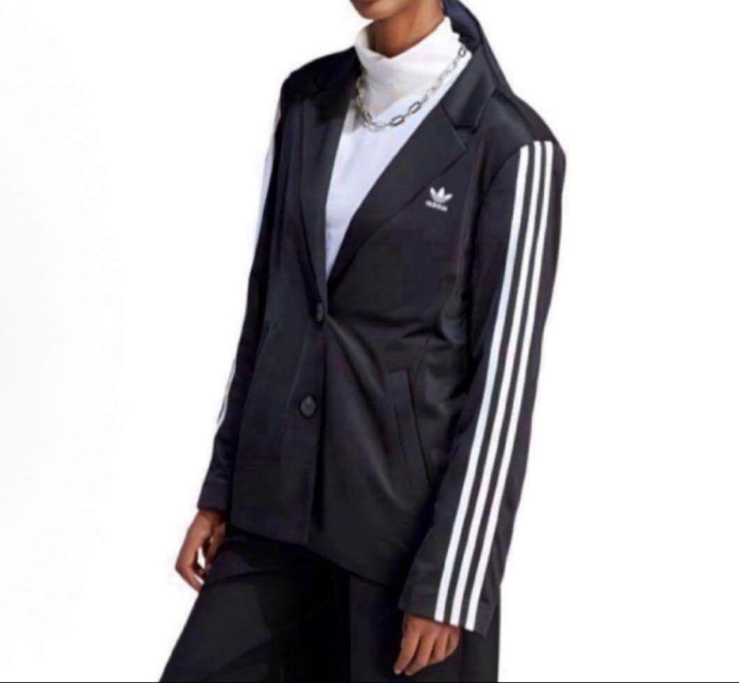 adidas テーラードジャケット ブラック