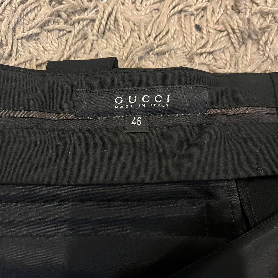 グッチ GUCCI スラックスパンツ46ブラック