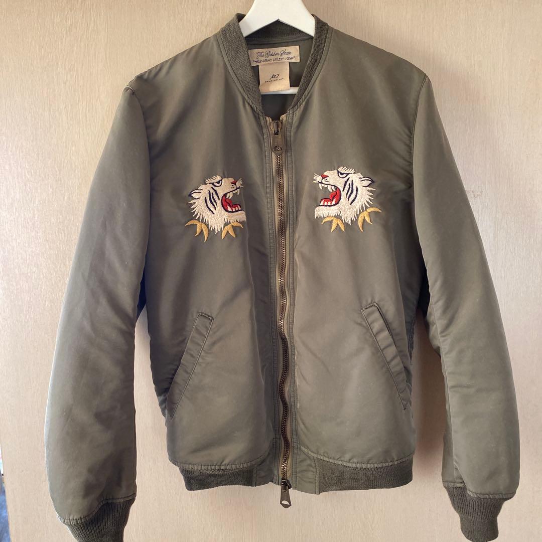 レミレリーフボンバージャケット 虎刺繍