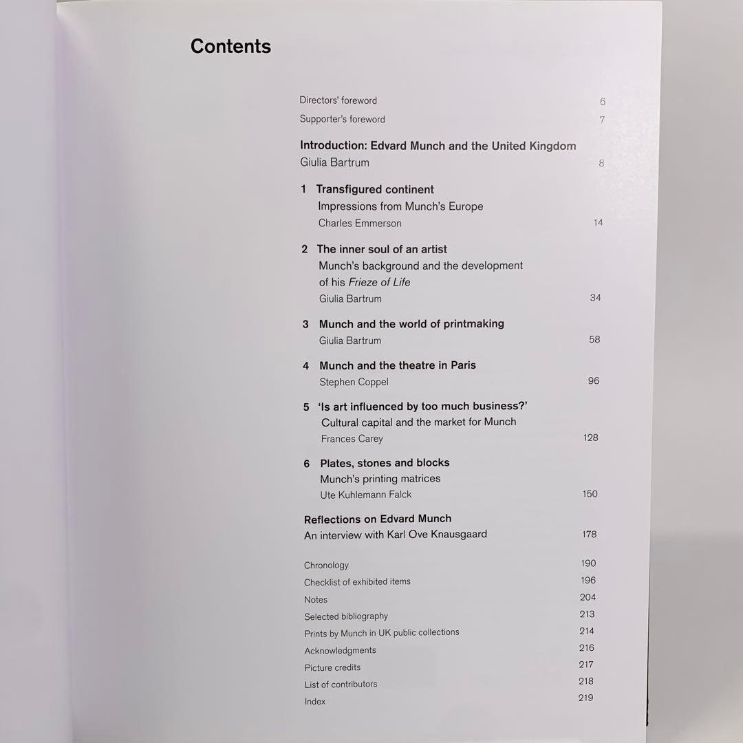 Edvard Munch: Love and Angst / ムンク展 図録