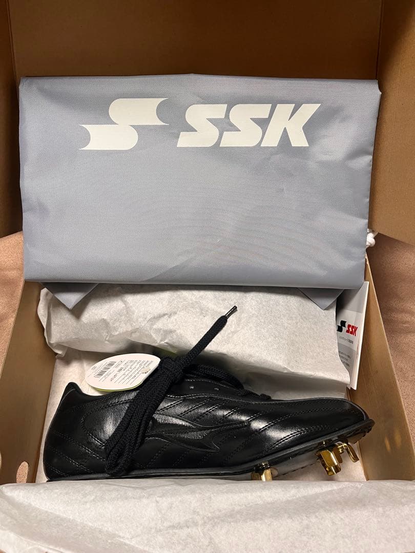 新品・日本製SSK 野球スパイク 27.5cm メタルダンパーMG9 革底