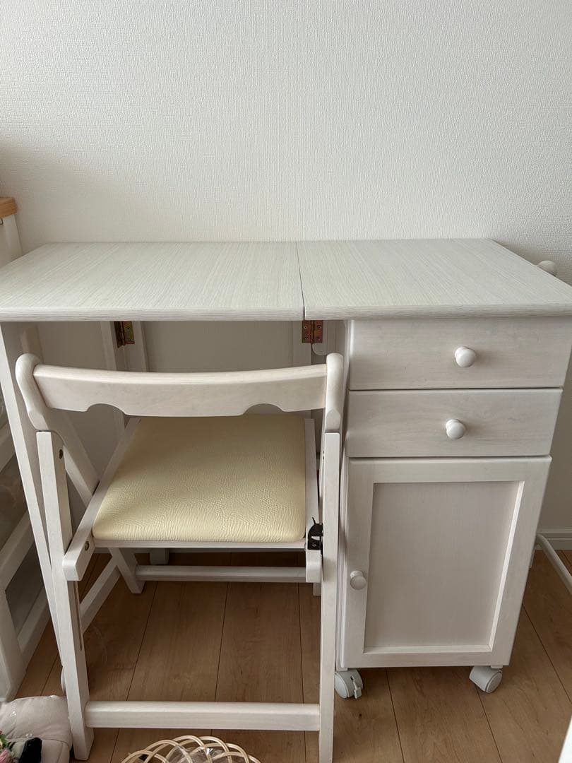 トントン拍子　折りたたみデスクセット