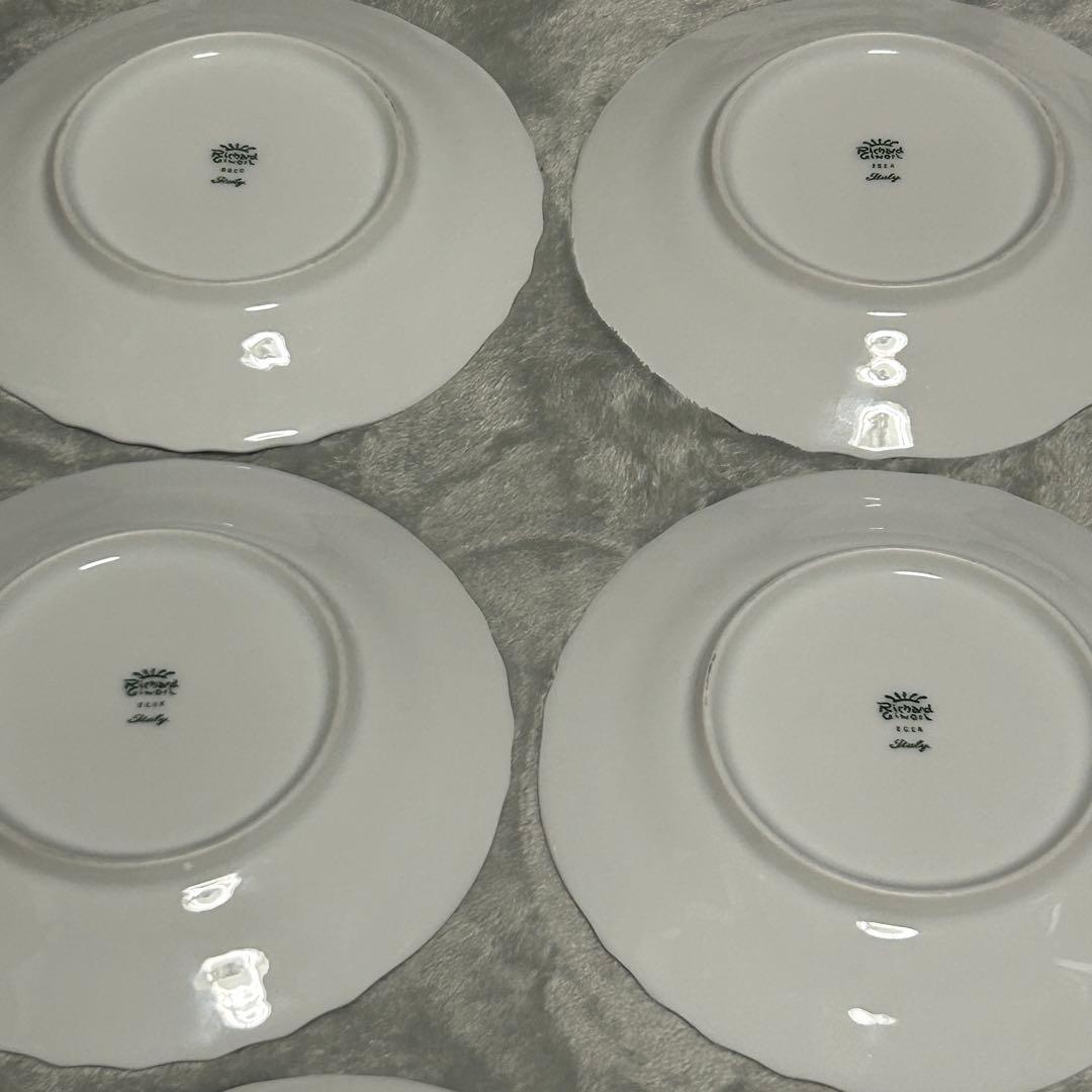 【11枚セット】リチャードジノリ ベッキオホワイト 15cm プレート 小皿