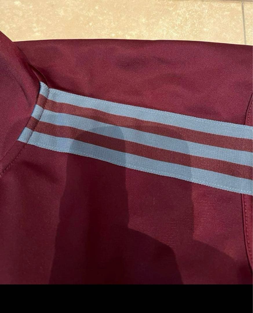 adidas トラックジャケット 完売商品 マルーン バーガンディ美品XSサイズ