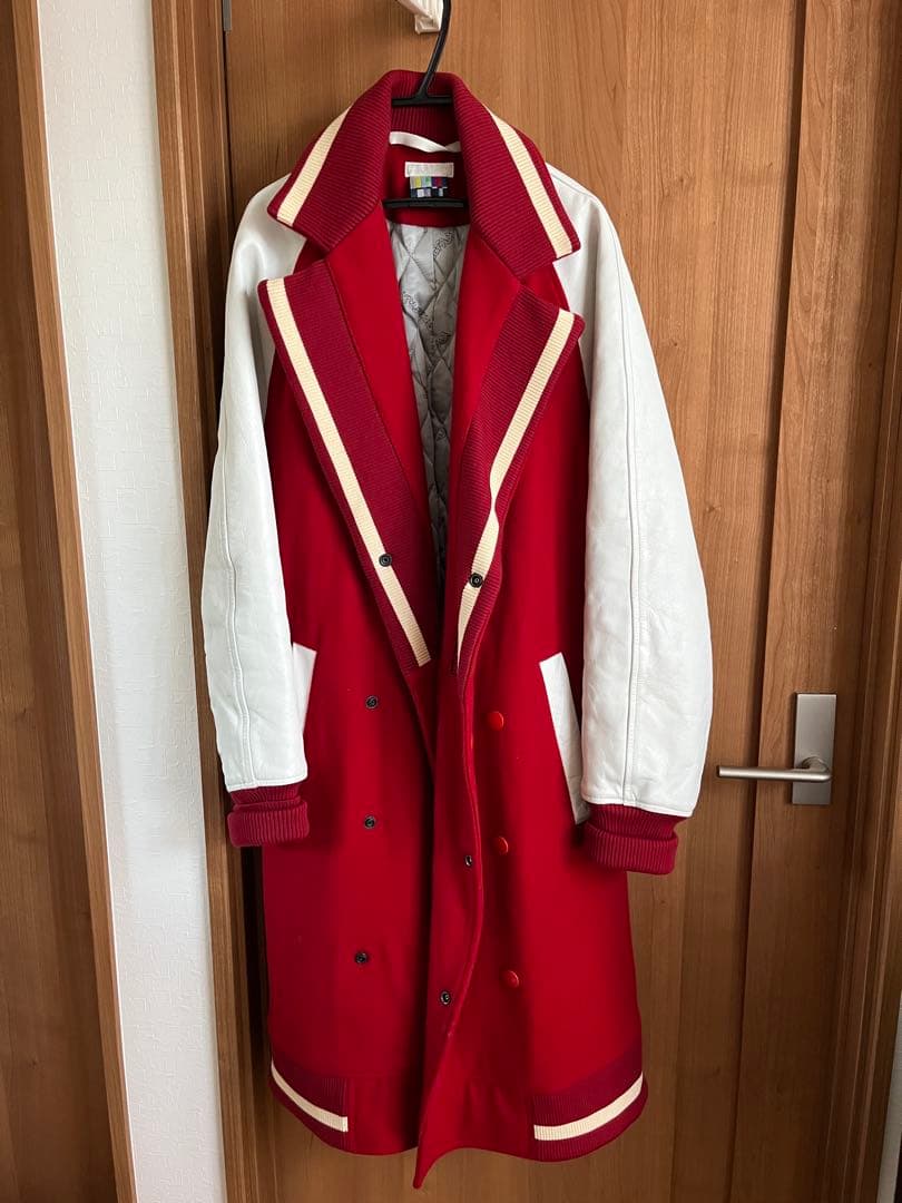 ファセッタズム スタジャンコート　赤