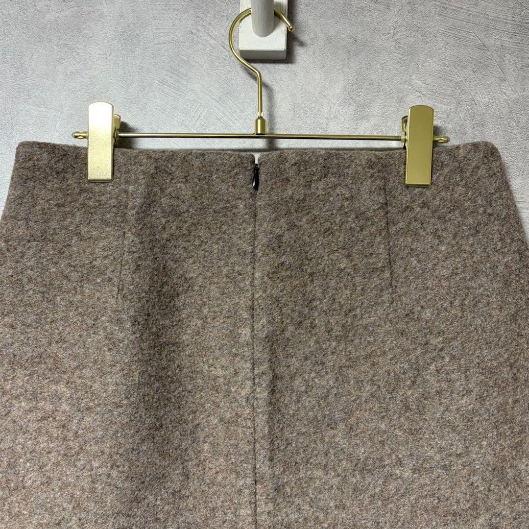 コス COS ブラウン テーラード ジャケット スカート セット S ウール